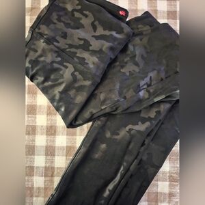 Spanx camo compression leggings